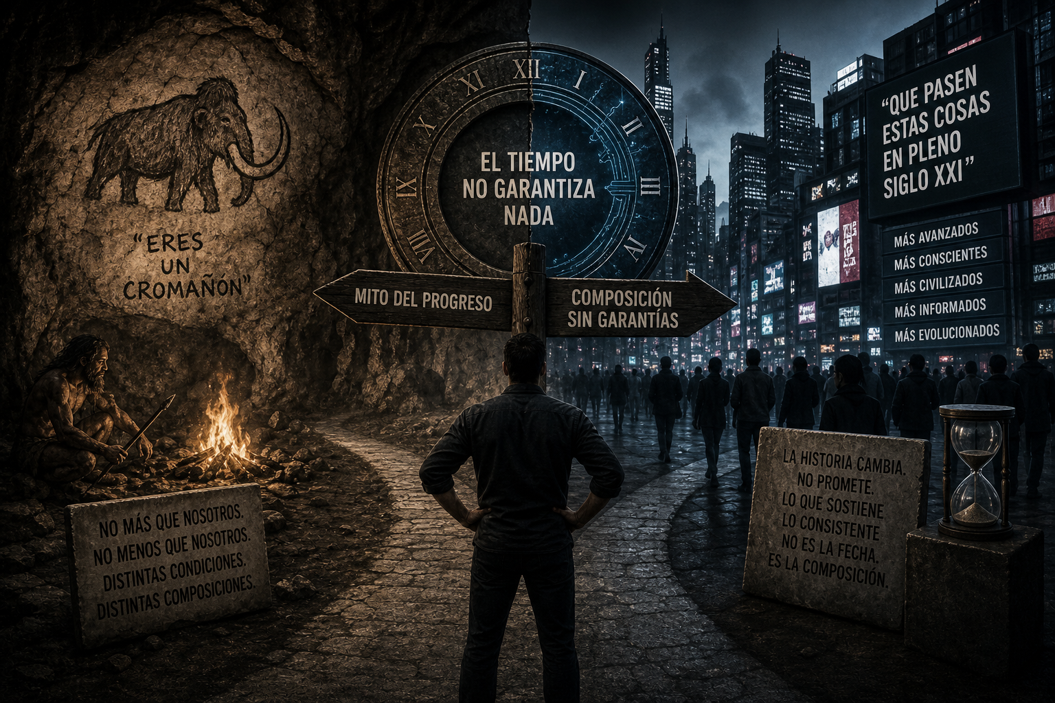El Composicionismo tritura: El mito del progreso histórico